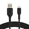 Belkin Charging Cable Braided US to Lighning 0.15m