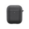 WIWU Calfskin Genuine Leather Airpods Case - Black