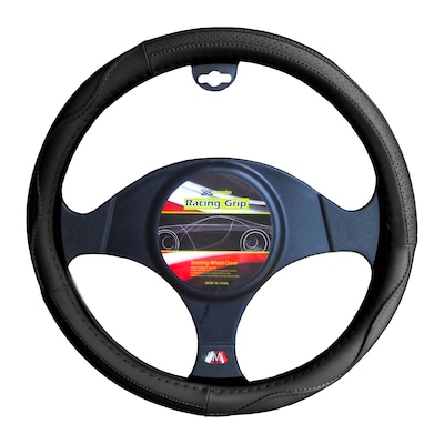X-Cessories Racing Grip Steering Wheel Cover Black