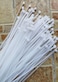 SHOWAY 250mm Cable Ties White (100 Pack)