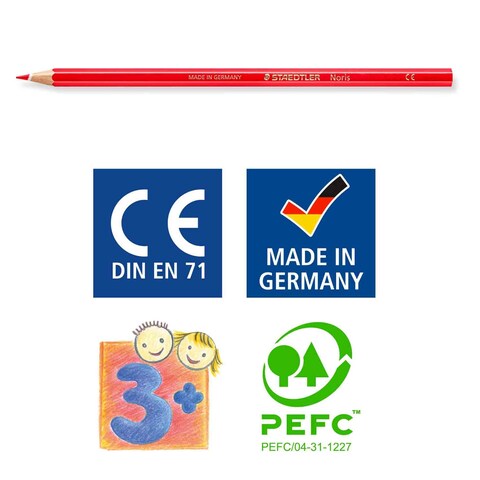 Staedtler CM24 Noris Colored Pencils 24 Pieces