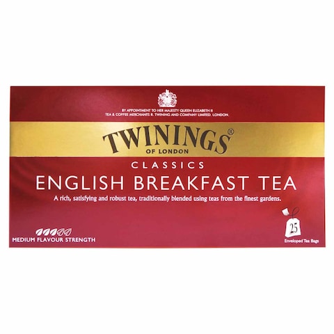 Twinings English Breakfast Black Tea - 25 Tea Bags