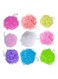 Marrkhor 10 Pack Mesh Pouf Scrubbers Bath Sponge, Multicolour, 32Inch