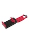 Ozone - Mini Retractable Car Steering Wheel Phone Socket Holder Black/Red