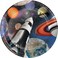 Space Blast Dinner Plates 9in 8 pcs