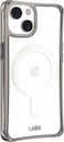 Urban Armor Gear Designed For iPhone 14 Case, 6.1" Plyo Built-In Magnet Compatible With Magsafe Charging Lightweight Slim Shockproof Transparent Protective Cover, Grey Ash
