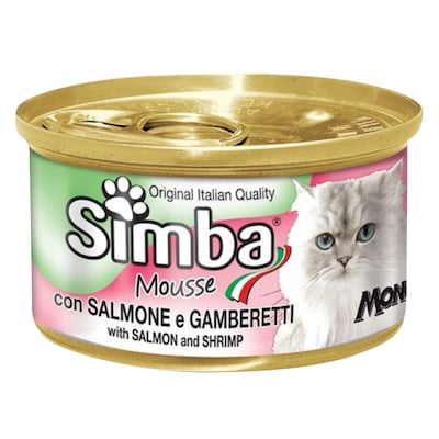 Simba Salmon And Shrimp Mousse Cat Food 85g