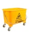 Almufarrej Mini Mop Bucket Wringer Trolley, Yellow/Silver/Blue, 20L