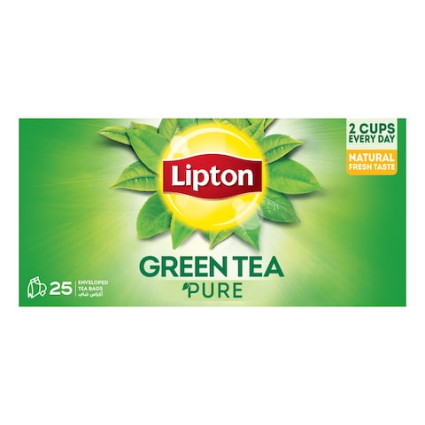 Lipton Pure And Light Envelope Green 25 Tea Bags