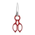 Buy Zwilling Kitchen Shears, Multi-Purpose, Bottle Opener, Jar Lid Lifter, Dishwasher Safe, Heavy Duty, Forged Stainless Steel Blades, Red 7.9 Inch in UAE