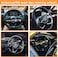 Turnart Steering Wheel Lock, Password Car Security Anti-Theft Device, Heavy Duty Universal Fit For Cars, Trucks, Vans And Suvs