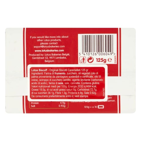 Lotus Biscoff Biscuit 125 gr