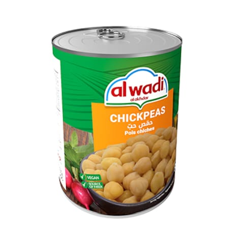 Al Wadi Al Akhdar Chickpeas, In Brine 880GR