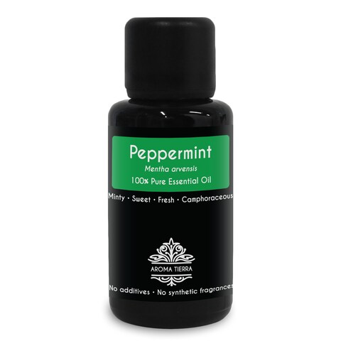Aroma Tierra - Peppermint Essential Oil (Wild) - Aroma Tierra - 100% Pure &amp; Natural - 30Ml