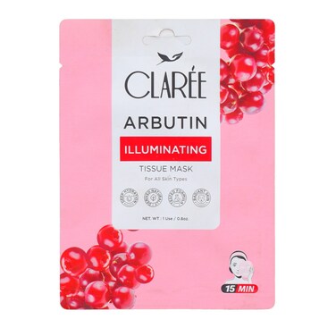 Claree Arbutin Illuminating Tissue Mask 1 Use