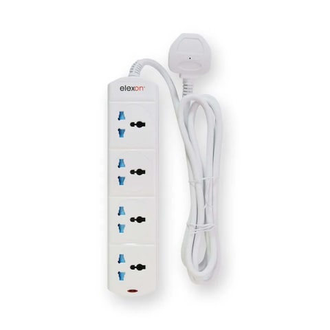 Elexon Power Extension Socket 4 Way 2 Meter El 2007