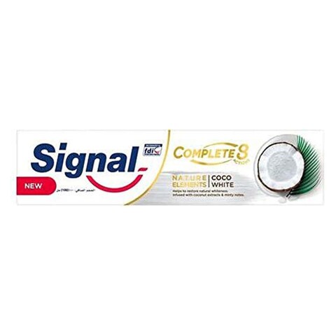 Signal Complete 8 Toothpaste Cocoa White - 100 Ml
