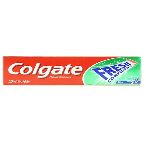 Buy Colgate Fresh Confidence Mint Gel Toothpaste Green 125ml in Saudi Arabia