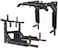 Max Strength Multifunctional Wall Mounted Horizontal Bar Wall Mounted Pull Up Bar Chin Up，Power Tower Pull Up Dip Station Home Gym Exercise Bar Equipment Black