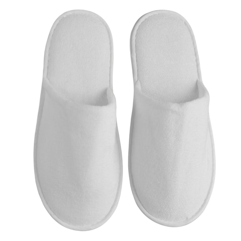 H&amp;B SLIPPER CLOSED TOE TERRY