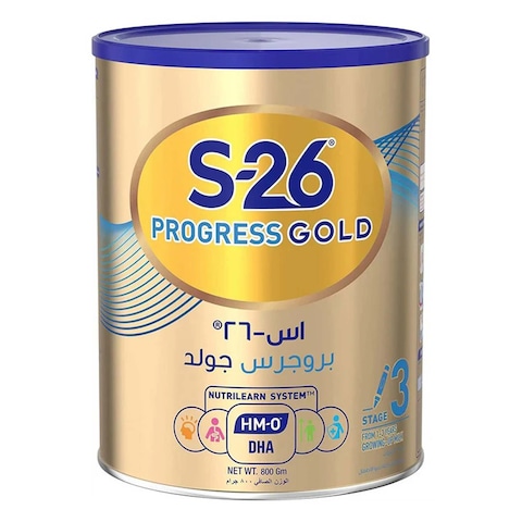 اس-26 حليب لنمو الأطفال من عمر 1 - 3 سنوات - 800 جرام