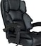 Karnak Executive Office Gaming Chair PU Leather 360 Swivel, Tilt Lock Mechanism, Soft Foam &amp; Well Padded Backrest With Lumbar Support, Black