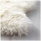 Generic Sheepskin Carpet, White