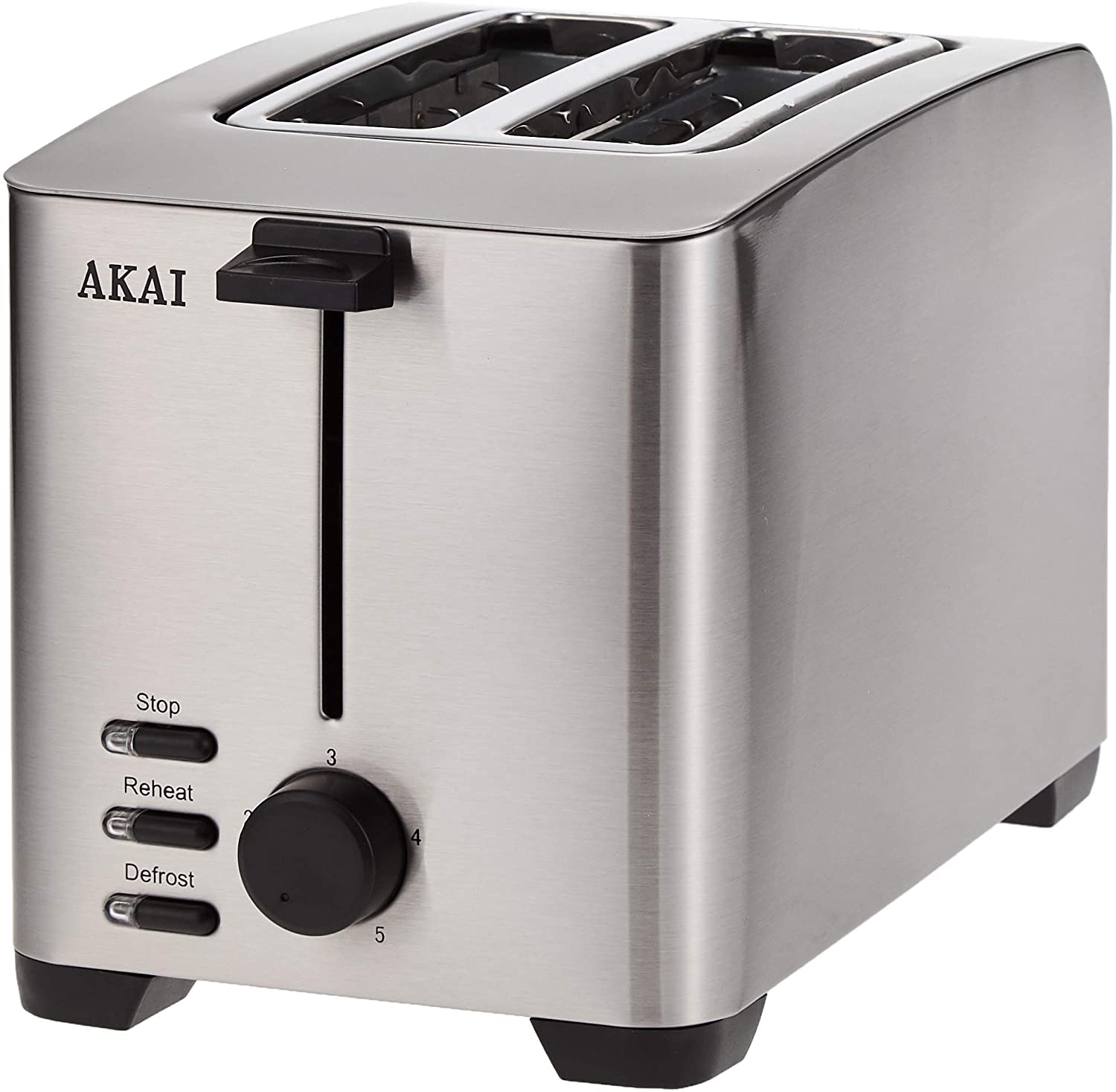 Buy Akai 2 Slice Toaster Stainless Steel Online | Carrefour UAE