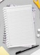 Lowha Spiral Notebook With 60 Sheets And Hard Paper Covers With Grey Abstract Texture Design, For Jotting Notes And Reminders, For Work, University, School