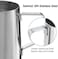 Alician Stainless Steel Frothing Steaming Pitcher Garland Cup 350ml For Espresso Machine, Coffee Milk Frother And Latte Maker Home Decor