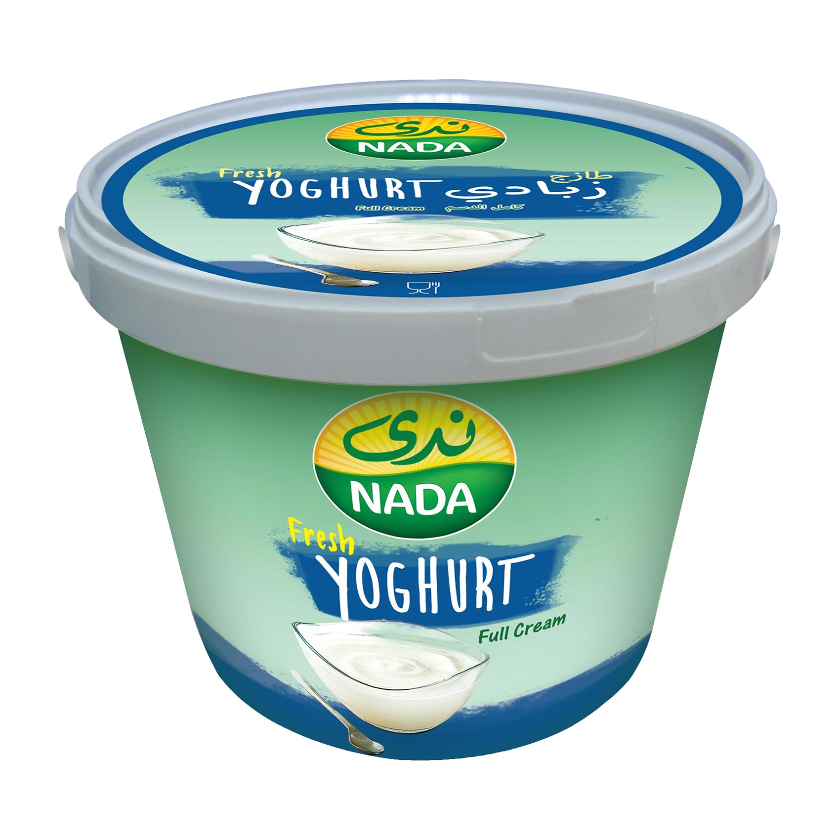 ندى زبادي كامل الدسم 1 كج