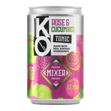 Kenyan Originals Rose And Cucumber Tonic Water 200Ml