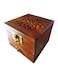 Wooden Classic  Design Style Burner, Dhoop Holder, With Base Square and top Cone Shap Doop Holder,Wooden Incense Burner Box