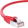 Snagless Short Cat6A (S/FTP) Ethernet Cable - 1M - 3FEET -RED