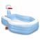Intex 57183 Shooting Hoops Family Pool - Age +3 - White and Blue