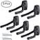 Mike Music Limeijia 5 Pack Guitar Hangers, Guitar Wall Hooks Stand Holder Suitable For Most Guitars (Black)