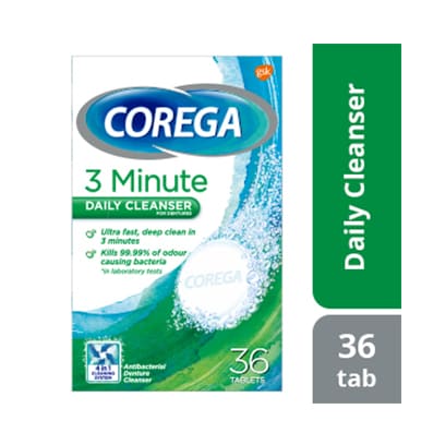 Buy Corega Denture Cleanser Tablets 36 Tablets Online | Carrefour Lebanon