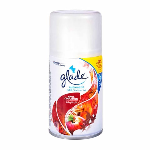 Buy Glade Automatic Refill Air Freshener with Apple and Cinnamon Scent - 175 gram in Egypt