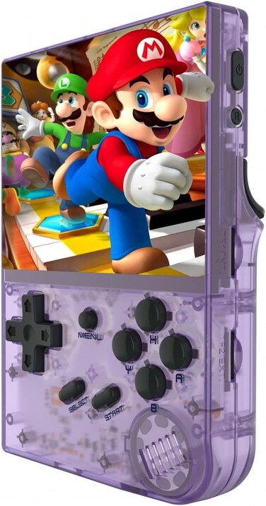 Green Lion GP Pro Gaming Console With 6000+ Free Games, Gamepad Connection, Arm Cortex-A9 CPU, HDMI Output TV, 10Hrs Standby, 2600mAh Battery Capacity (Gray) (Purple)