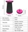 Outdoor Camping Stool Portable Foldable Telescopic Stool Fishing Stool (Pink)