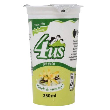 4Us Thick And Yummy Vanilla Yoghurt 250ml