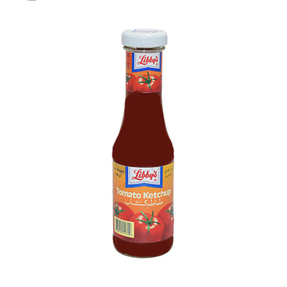 Libbys Tomato Ketchup Glass 340Gr
