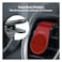 Promate AirGrip-3 360 Degree Air Vent Magnetic Holder With Quick Clip Mount Red
