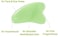 Generic Jade Gua Sha Facial Tool Scraping Massage Stone Tools Set For Face Chinese Acupuncture Therapy Guasha Trigger Point Treatment On Face &amp; Body