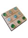 TIC TAC Toe Wooden Board - Family Game, Includes 10 Wooden Game Pieces, Classic Wooden Board Game, Classical Family Board Game, Strategy Board Game