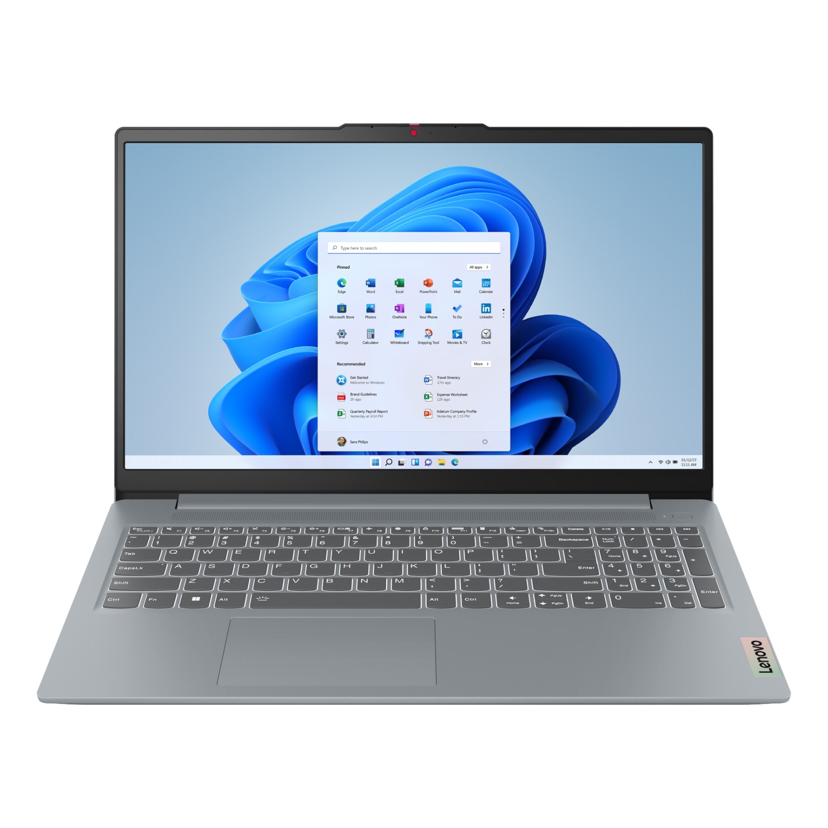 Lenovo IdeaPad Slim 3 14IRH8 Laptop, Intel Core i5-13420H, 8GB RAM, 512GB SSD, 14-inch FHD IPS, Windows 11 Home, Arctic Grey, Backlit English/Arabic Keyboard- 83EL001MAX