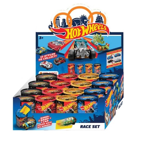 Hot Wheels Coolthings Race Set Multicolour