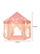 Princess Castle Play House Game Tent With Star Lights 135x135centimeter