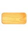 Wooden rectangle Plate Brown 13x30Х2.5centimeter