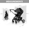 Teknum Reversible Moon Walk Stroller Black